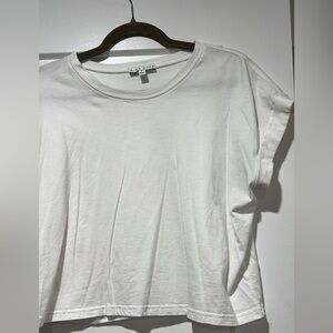 White Crewneck Short Sleeve Tee